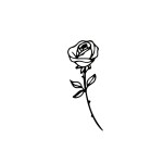 SIMPLY INKED Rose Temporary Tattoo, Designer Tattoo for all (Rose Tattoo)