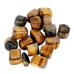 Astroghar Multicolor 100 Grams Tiger Eye Crystal Tumbled Stones Mix Sizes