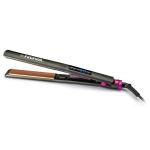 NOVA Digital Display Kera Silk 2 in 1 Straight & Curl NHS 851 Hair Straightener - Black Gold