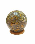 Shubhanjali store Natural Stone Ajooba Jasper Sphere (6 x 6 cm)