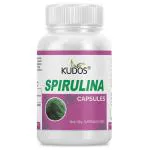 Kudos Spirulina Capsules | Immunity Booster | 60 Capsules | GMP Certified