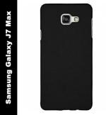 XOVO Back Cover for Samsung Galaxy J7 Max (Black, Dual Protection, Silicon)