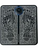 AGREEV TRADERS FOLDABLE EMS FOOT MASSAGER WITH RECHARGABLE AND PORTABLE SYSTEM ,DEEP KNEADING CIRCULATION FOOT BOOSTER FOR FEET AND LEGS MUSCLE STIMULATOR, FOLDING PORTABLE ELECTRIC MASSAGE MACHINE 8 Mode19 Intensity for Legs,Body,Hand