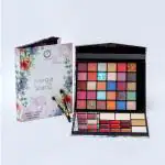 Colors Queen Mega Star| Eyeshadow Palette| 5 in 1 eyeshadow palette, Comes with lipsticks| face powder| glitter eyeshadow| blusher palette| and highlighter palette or face make up| Cruelty Free and Vegan