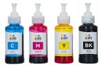 Gps Colour Your Dreams T664 Ink Cartridge For Epson T664 Bottles For L1300, L310, L361, L380, L405, L565, L365, L485, L220, L360, L130 Color Printer (4pcs -Color)