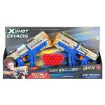 X Shot Golden Chaos Meteor 2 Pack Blaster set for Kids 12Y+, Multicolour