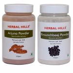 Herbal Hills Arjuna Powder and Krounchbeej Powder 100 gms each