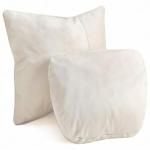 HUUSO Premium Quality Headrest Waist Cushion Set Beige, Maybach Design Super Soft Car Headrest (2 Pc) & Pillow Lumbar Support (2 Pc) Compatible with Maruti Suzuki WagonR (Type-II) 2006-2010