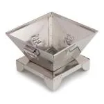 DOKCHAN Handmade Heavy Quality Stainless Steel havan kund Perfect for Home puja (Size - 6inch)