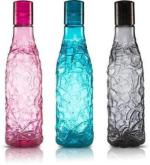 Voxic Multicolor Pet Antic Designer Mosaic Water Bottle, 1000 Ml (Pack Of 3)