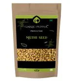 GARLIC PEPPER Fenugreek Seeds | Methi Dana | For Eating | No Additives and Chemical Free | Indian Organic Whole Spices | 200 Gms