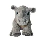 TOYTALES Wild Rhino Plush Toy Cute & Huggable Animal Stuffed Toy (30cm Size , Assorted)