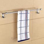 Flaner 24 Inch Stainless Steel Bathroom Towel Holder/Towel Rod Hanger 24 Inch 1 Bar Towel Rod (Pack Of 1)