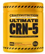 CrazyNutrition Ultimate CRN-5 Creatine Compound Powder- Orange & Mango Flavour {60 Servings, 450 gm}