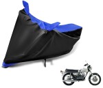 Mockhe Bike Body Cover for Yamaha RD 350 , Dustproof UV Protection water resistant Custom Fit Cover-(Black-Blue)