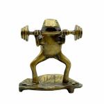 pujaNpujari Feng Shui Vastu Frog for Good Luck/Exercise Frog Table Decorative Showpiece Figurine