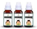 Grinbizz Migraine Drop Natural Mind Relaxer/Stress Relief/Headache/Migraine Pain Relief