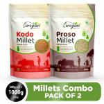 Coreganic Millets (Unpolished) , Kudo & Porso 500g (Pack of 2)