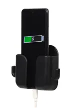 Tech Gear Wall Mounted Mobile Stand Storage Case for Remote, Wall Mounted Mobile Stand/Multi Purpose Stand with Hole for Phone Charging