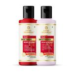 Khadi Organique Rose Honey Body Wash & Rose Honey Moisturizer (Pack of 2) 420 ml