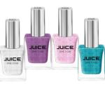 JUICE ONE COAT NAIL PAINT COMBO GHOST WHITE - P01, RAPTURE PINK - P04, SEA GREEN - P06, RICH LAVENDER - P08 LONG LASTING 11ML EACH PACK OF 4