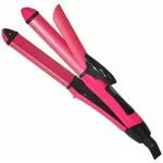 MBUYS MALL 2 in 1 Hair Curler & Straightener Nova 2009 Hair Staler Hair Straightener 2 in 1 Hair Curler & Straightener Nova 2009 Hair Straightener (Pink)