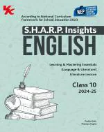S.H.A.R.P. Insights for English Literature Lexicon with Exercise Workbooks for Class 10 CBSE 2024-25 (Set of 2 ) by Parijat Jain (IIT-D,IIM-A) & Maanya Gupta (IIM-A) by VK