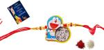 Kavim Thread RAKHI 23379 Plastic (PVC) Rakhi Set (3D Doraemon Kids Rakhi 1 Set)