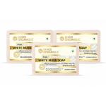 Khadi Organique White Musk Soap | Natural Herbal Handmade Bathing Soap | Khadi Soap | Pack of 3