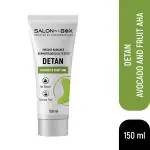 Salon in a Box De-Tan | with Avocado and Fruit AHA | Suitable for sensitive skin | tan removal cream for glowing and radiant skin | no Bleach | 150 ml