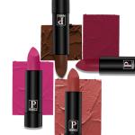 PERPAA Creamy Matte Lipstick Combo Set Of 4 Bright Long Stay Intense Color 3.5gm Each|Brown, Dark Pink, Orange, Maroon Pink
