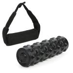 Waldon YC-618F Electric Vibrating Foam Yoga Roller, Massager With Dot Pattern For Pain Relief, Back Pain, Deep Tissue Massage,Physiotherapy (Black)