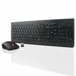 Lenovo Black 510 Wireless Keyboard and Mouse Combo, 2.4 GHz Nano USB Receiver, Full Size
