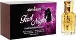 Almeem First Night Natural, Phulwari Floral Attar for Men and Women, 12 ml