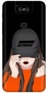 aadia Asus Zenfone 6z Matte Vinyl Ateez Printed Mobile Skin Sticker with Scratch Resistant Lamination