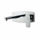 JAQUAR KUBIX Prime Series Wall Mounted HOT and Cold Basin Mixer TAP (Chrome) | Right Hand Side Lever, Brass Body Water Tap/Faucet/Cock for Bathroom/Kitchen Wash Basin | KUP-CHR-35233NKPM