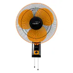V-Guard Esfera SW N Wall Mount Fan For Bedroom | 3 Speed Settings | 1350 RPM Powerful Motor | Corrosion Resistant Metal Guards| Orange Black | 40 cm (400mm)