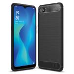 S-Hardline Oppo A1K Black Silicone Tpu Rugged Hybrid Armor Case Cover