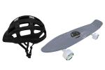 Jaspo Grey Ride On Penny Board Dual Skateboard combo 22 X 5.5 inch, 10 yrs