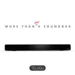 Saregama Carvaan Telugu Musicbar SCB130, 60W Soundbar with 1000 pre-Loaded Songs, FM, Bluetooth, HDMI, Co-axial, Aux in, USB, Remote Control, 4 Audio Modes & Carvaan Signature Sound (Cosmos Black Color)