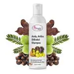BadaHair Ayurveda Herbal Amla Reetha Shikakai & Bhringraj Shampoo for Hair Growth Ayurvedic Prevent Anti Hairfall Damage, Strengthens Roots & Hair Follicles - Enriched with Natural Ingredients & Anti Dandruff Shampoo -200 ml (Pack of 1) (200 ml)