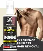 BEAUT-ERA Hair Removal Spray for Men Painless Full Body Hair Removal Spray for Chest, Back, Legs, Under Arms & Intimate Area Easy To Use Quick Result Hair Remover Spray - 100ml
