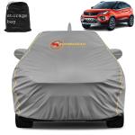Automozexo Nexon Grey Car Cover With Mirror Pockets For Tata