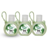 WiZ Aloe Vera & Mint Hand Sanitizer Kill Germs Instantly Bag Tag - 30 ml (Pack of 3)