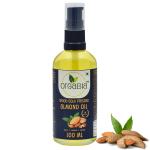Orgabia Wood Cold Pressed Almond Oil - 100ml Glass Bottle