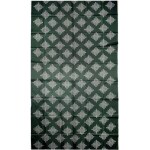 pujaNpujari Green Kolam Design Backdrop Cloth for Pooja Decoration Altar Cloth ()