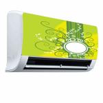Qth FLORAL DESIGN AC STICKER SUITABLE FOR ALL TYPE OF AC QTH-AC-4172