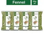 Trinetra Fennel 4 kg (1Kg X 4 Pack) Saunf