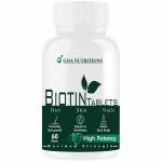 Goa Nutritions Biotin For Hair Growth Tablet 60 Tablets