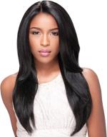 YOFAMA Long Hair Wig Black Synthetic Fiber Women